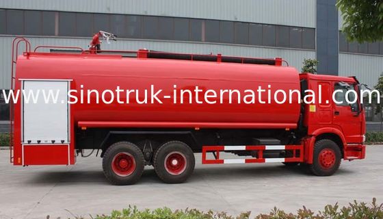 6X4 LHD Tanker Fire Truck / Fire Department Ladder Truck / Industrial Fire Trucks