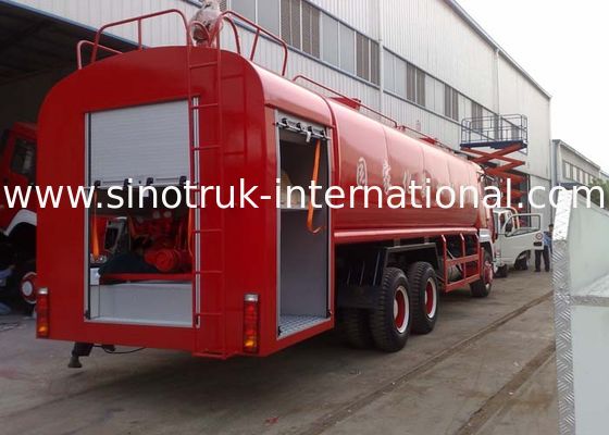 6X4 LHD Tanker Fire Truck / Fire Department Ladder Truck / Industrial Fire Trucks