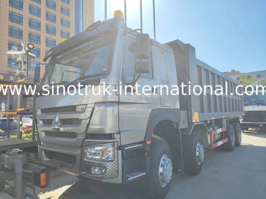 RHD 8×4 12 wielen Hoog paardenvermogen HOWO 26CBM Tipper Truck 380HP Lage brandstofverbruik