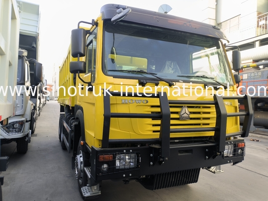 Sinotruk Howo Tipper Dump Truck 6 × 4 Lhd 10 Wielen 20CBM Cargo Box Mijnbanden