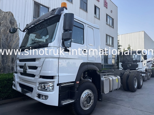 SINOTRUK HOWO Truck Chassis SINOTRUK Motor371HP 6 × 4 RHD Met waarschuwingslicht Gebruikt in dumper Truck Cargo Truck Water Truck