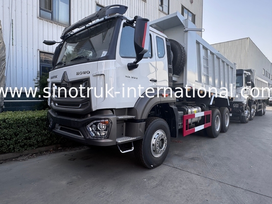 SINOTRUK HOHAN HOWO 380HP LHD Tipper Dump Truck 6X4 Patroonvormige Cargo Box