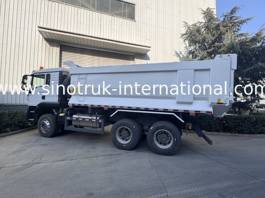 SINOTRUK HOWO TX Model 380PK LHD Kipper Dumper 6X4 U-type Container Wit