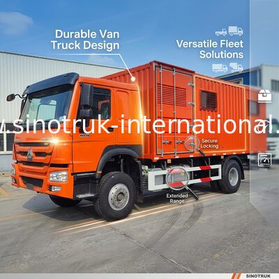 Versatile Powerhouse: Ontdek de HOWO 4x2 Van Truck's superieure duurzaamheid & kosteneffectief ontwerp