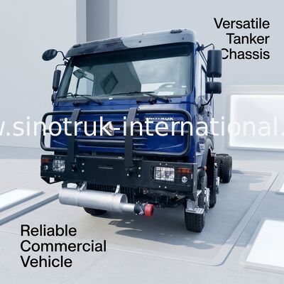SINOTRUK HOWO Olie Tank Truck Chassis 400 pk 8x4 LHD 50 ton 40CBM