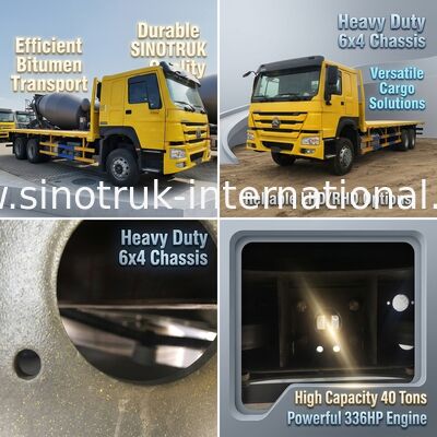 LHD RHD ZZ1257N4641W 40 266HP-van de Ladingston Vrachtwagen
