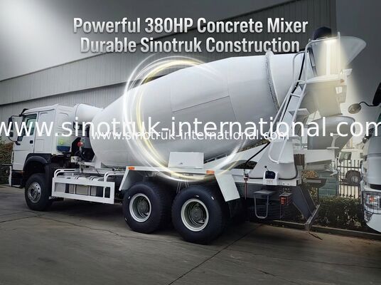 Sinotruk Howo Betonmixer Truck 10CBM 6 X 4 Euro 2 380Pk Constructie