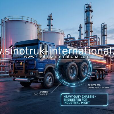 SINOTRUK HOWO 6×4 10 wielen Olie tank Truck 400 pk Olie tank chassis