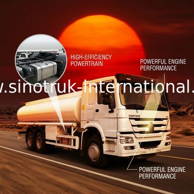 De Brandstoftankwagen van SINOTRUK HOWO 20 Ton, Mobiele de Brandstofvrachtwagens van 6X4 LHD Euro2 290HP