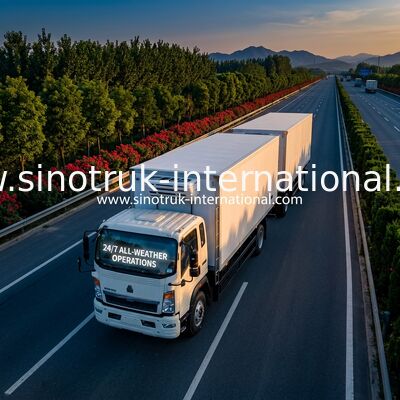 SINOTRUK HOWO 4×2 5-10 Ton Gekoelde Vrachtwagen 140HP RHD