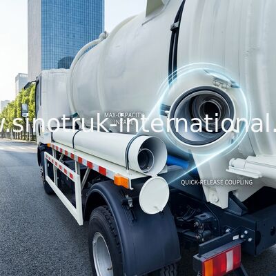 4x2 lichte riooltruck 6CBM capaciteit 160 pk 8.00R20 staalbanden