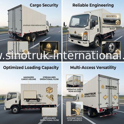 SINOTRUK HOWO Professionele lichte vrachtwagens