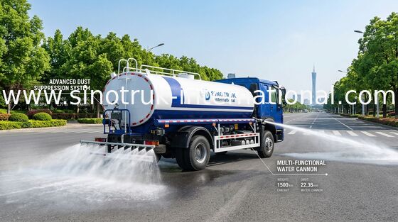 SINOTRUK HOWO Water Tank Truck 4x2 RHD 300HP 10CBM voor duurzaam watertransport