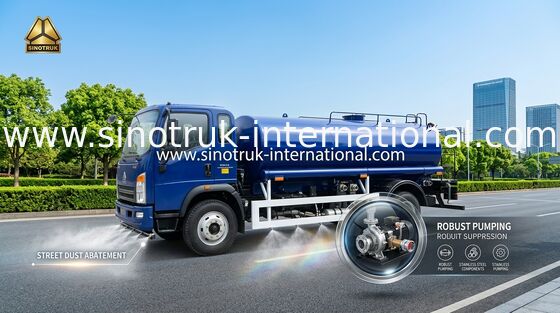 HOWO 4x2 Water Tank Truck met 140 pk vermogen en 10 CBM capaciteit