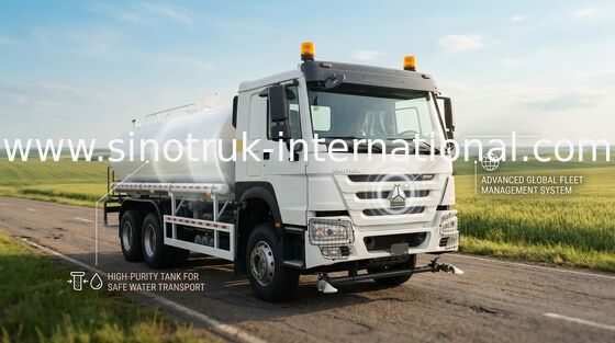 4650 1350mm Wielbasis Watertankwagen met VGD95 Vooras Prestaties en Capaciteit