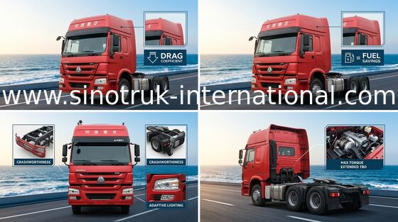 Tractorvrachtwagen SINOTRUK HOWO LHD 6X4 Euro2 336HP ZZ4257N3241W