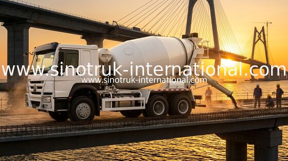Hoge de Mixervrachtwagen LHD 6×4 10wheels van het Paardekracht400hp Lage Brandstofverbruik HOWO