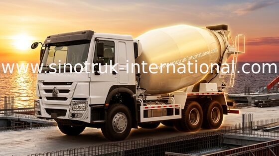 SINOTRUK HOWO LHD 6×4 10 wielen Betonmixer Truck Hoog paardenvermogen 400 pk