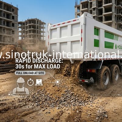 7300*2300*1500mm Cargo Box Heavy Duty Dump Truck voor glad vervoer van vracht RHD / LHD rijtype