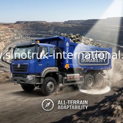 Sinotruk Howo Tipper Dump Truck Nx 6 × 4 Rhd 10 Wielen H77L Kabine Euro 2