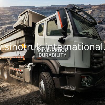SINOTRUK HOWO LHD 6×4 10 wielen U-type dumper voor 40 ton mijnbouw
