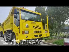 Sinotruk-mijnbouwdumper met 430 pk motor, 6x4 aandrijfmodel en laadbak met bodemdikte van 16 mm