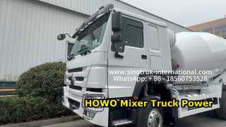 HOWO 371HP Mixerwagen, zware betonlevering