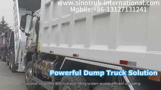 Sinotruk Howo-dumper geeft uw projecten kracht