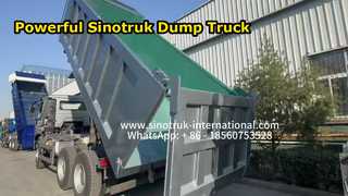 SINOTRUK Dump Truck Zware transportoplossing