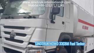 SINOTRUK HOWO 33CBM olietanker vrachtwagen zware prestaties